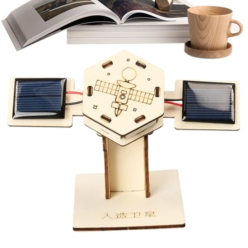 Zubehors Solar -Satellitenmodell, Solar -Satellitenmodell -Kit | Space Satellitenspielzeug für das Schulprojekt - Creative Schulbauspielzeug Versorgung für Kinderzimmer, Eingang von Zubehors