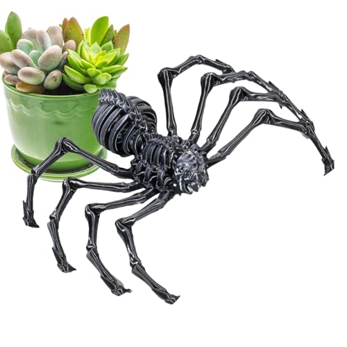 Zubehors Spinnen-Fidget-Spielzeug, 3D-gedrucktes Spinnen-Fidget | Executive Desk Toys Riesenspinne - 3D bewegliche Spinne Erwachsene Fidget Toys Mystery Spider Halloween Dekorationen von Zubehors