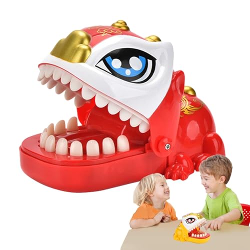 Zubehors Zahnarzt-Zähne-Spiel,Zahnarzt-Zähne-Kinderspiel - Familien-Interaktionsspiel für, Löwen-Design,Tricky Pressing Teeth, Trick Toys Toys Open Mouth, Fun Educational Toy Boys Girls von Zubehors