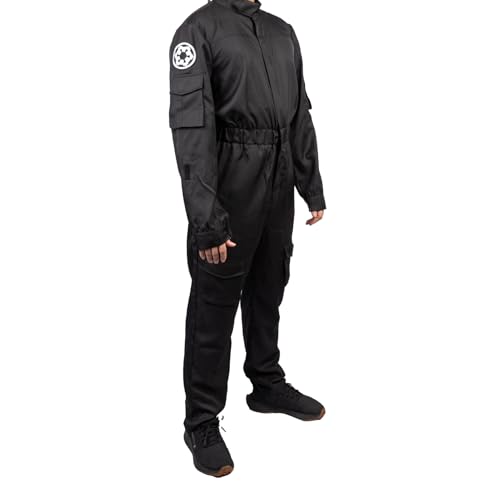 Zueck Herren-Kämpfer-Piloten-Kostüm, Flieger-Kostüm, Halloween-Party, Cosplay, Verkleidung, Pilotenkostüm, Outfit für Erwachsene, Größe XL von Zueck