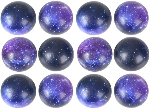 Galaxy Schaumstoff-Bälle zum Stressabbau, 5,1 cm, 50 Stück, entspannend, Stressabbau für Kinder und Erwachsene, beruhigendes Figdet-Spielzeug, Autismus, ADHS, lustiges weiches Spielzeug für von Zugar Land