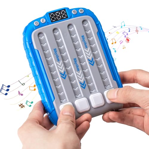 Interaktive Rhythmus-Spielkonsole für Kinder, Handheld-Puzzle-Spielzeug mit Musik und Lichtern, Quick Push Fidget Spiel für Kinder im Alter von 3-12 von ZukZythepsor