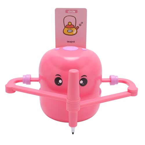 Intelligenter Zeichenroboter, Interaktiver Pädagogischer Zeichenroboter für Kinder ab 5 Jahren, Kunstaufklärung für Kinder, Automatisches Zeichenspielzeug, Inklusive 100 (Rose Red) von Zunate