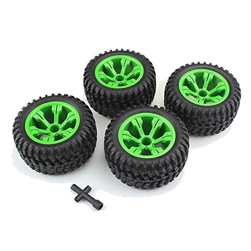 Zunedhys 4 StüCke Allgemeine 110Mm Reifen für Q39 Q40 Q46 12428 L959 12404 FY-03 FY-04 1/12 Schnelle Geschwindigkeit ​​Off-Road RC RC Teile von Zunedhys