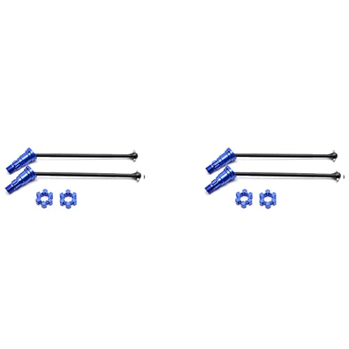 Zunedhys 4 Stück Metall Vorne Hinten Antrieb Welle CVD für XMAXX 6S 8S 1/5 RC Auto Upgrade Zubehör Teile,1 von Zunedhys