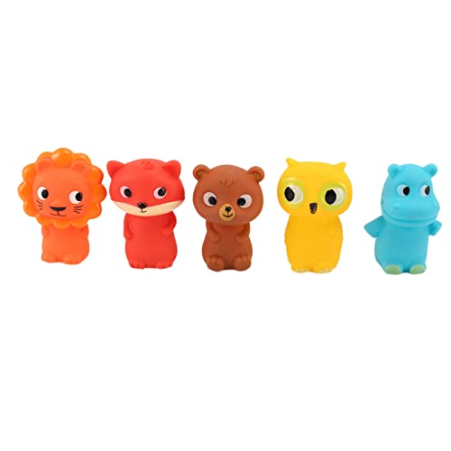 Zunedhys Finger Puppen für Kinder und Babys 5 Nutztiere PVC Spielzeug Hand Puppen Puppen Set FrüHes Lern Spielzeug (A) von Zunedhys