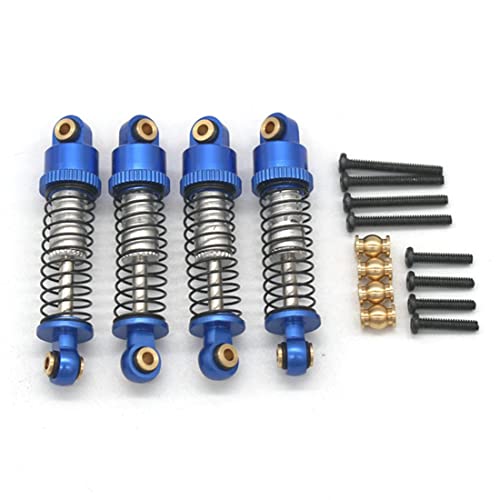 Zunedhys Metal Shock Absorbers Oil Dampers for FMS FCX24 1/24 RC Crawler Car Upgrades Parts Accessories,Blue von Zunedhys