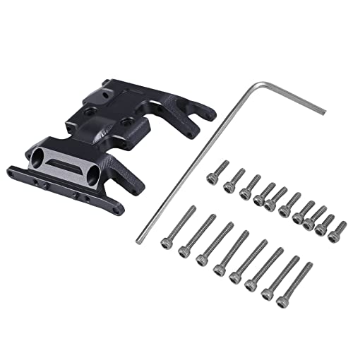 Zunedhys Metall Center Gearbox Mount Base Skid Plate für 1/24 RC Crawler Car Axial SCX24 JLU C10 Deadbolt, von Zunedhys