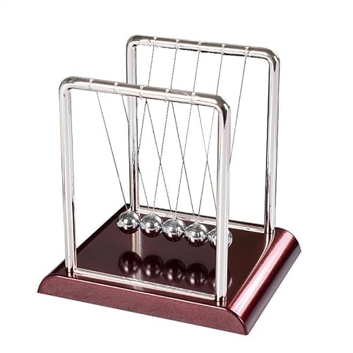 Große Newton Cradle – tragbare Balance-Bälle, klassische leichte Pendelbälle | Langlebiges, schwingendes Bewegungsgerät, wissenschaftliche Schreibtischdekoration für Energie Große Newton Cradle – tragbare Balance-Bälle, klassische leichte Pendelbälle | Langlebiges, schwingendes Bewegungsgerät, wissenschaftliche Schreibtischdekoration für Energie von Zunetsutock