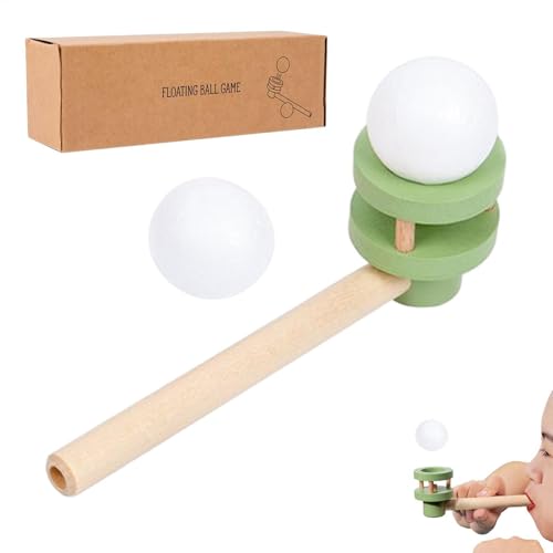 Zunetsutock Ball Blowing Toy - Blow Und Float Toy, Familienspiele Brain Thinking Game | Floating Ball Game Balance, Kinder Schwimmendes Ballspiel, Bildungsspielzeug Kinder Geschenk Für, (5,9 von Zunetsutock