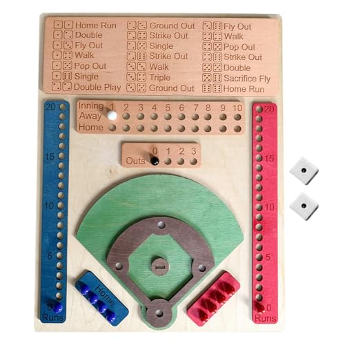 Zunetsutock Baseballspiel Mit Würfeln - Klassischer Spieltisch, Interaktives Von | Tisch Mit , Lustige Freizeitaktivität Für Kinder Eltern Freunde Unterhaltung Zuhause Zunetsutock Baseballspiel Mit Würfeln - Klassischer Spieltisch, Interaktives Von | Tisch Mit , Lustige Freizeitaktivität Für Kinder Eltern Freunde Unterhaltung Zuhause von Zunetsutock