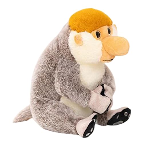 Affen-Plüschtier – realistisches Plüschtier, Soft Huggable | Long Nosed Collectable Kids Companion Bedroom Living Room Decor Baby Shower Geburtstag Gift Toddler Boy Girl Play Affen-Plüschtier – realistisches Plüschtier, Soft Huggable | Long Nosed Collectable Kids Companion Bedroom Living Room Decor Baby Shower Geburtstag Gift Toddler Boy Girl Play von Zunishaone