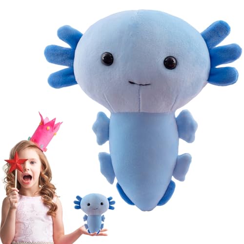 Axolotl Plüschspielzeug – aus süßem Plüsch, weicher Cartoon-Salamander | Entzückendes Hexagon-Dinosaurier-Design, flauschiges Tierkissen, Schlafzimmer, Plüschakzent, Axolotl Plüschspielzeug – aus süßem Plüsch, weicher Cartoon-Salamander | Entzückendes Hexagon-Dinosaurier-Design, flauschiges Tierkissen, Schlafzimmer, Plüschakzent, von Zunishaone