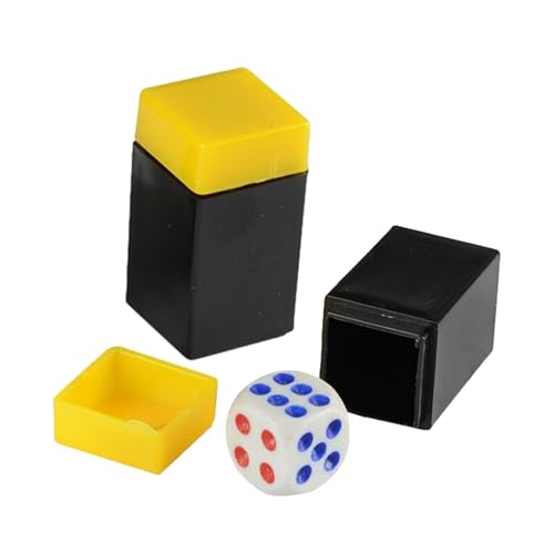 Jeu de Tours de dés - Dés magiques Pour illusionnistes | Accessoires de Magie Pour Spectacles, Tours de dés classiques, jeu de dés Magique amusant Pour débutants et professionnels, idéal Pour scènes, von Zunishaone