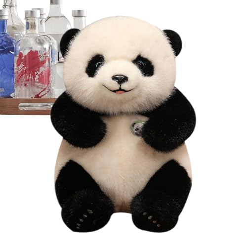 Panda Plüschtier - Pandabär aus weichem und flauschigem Plüsch | Cartoon-Panda-Plüschkissen, niedliche Tierpuppe für Kinder und Erwachsene, gemütliche Raumdekoration Panda Plüschtier - Pandabär aus weichem und flauschigem Plüsch | Cartoon-Panda-Plüschkissen, niedliche Tierpuppe für Kinder und Erwachsene, gemütliche Raumdekoration von Zunishaone