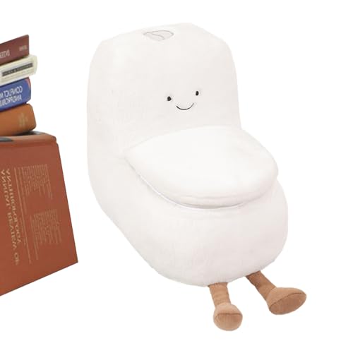 Plüsch-Toilette – Lustiges Plüsch-Toilettentier, weiches Wurfkissen-Modell | Niedliches Toilettenzubehör für Schlafzimmersofa-Dekoration, Spielzeug Plüsch-Toilette – Lustiges Plüsch-Toilettentier, weiches Wurfkissen-Modell | Niedliches Toilettenzubehör für Schlafzimmersofa-Dekoration, Spielzeug von Zunishaone