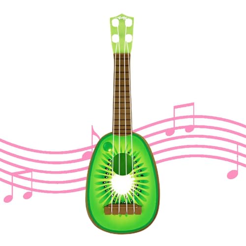 Ukulélé Pour débutants | min Guitare fruitée Pour Enfant - Jouet Musical en Forme de Fraise, pastèque, orange, Kiwi | Idéal Pour garçons et Filles, éveil au Son, apprentissage de la Musique, jouet von Zunishaone