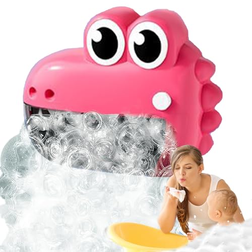 Zunishaone Bubble Machine für Badewanne, Schubbadmaschine,Badezettel niedlich Krokodilspielzeug - Baby Badewanne Bubble Macher Maker Tierdusch Spielzeug für Jungenmädchen von Zunishaone