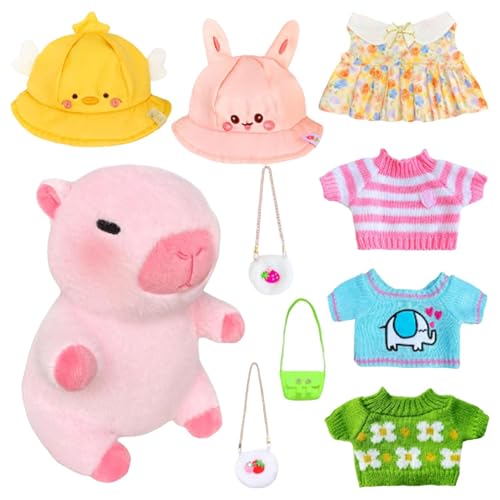 Zunishaone Capybara Plüschtier mit Kleidung, Capybara aus Plüsch mit Kleidung – Capybara umarmt die | Niedliche Plüschtiere, Capybara für Zunishaone Capybara Plüschtier mit Kleidung, Capybara aus Plüsch mit Kleidung – Capybara umarmt die | Niedliche Plüschtiere, Capybara für von Zunishaone