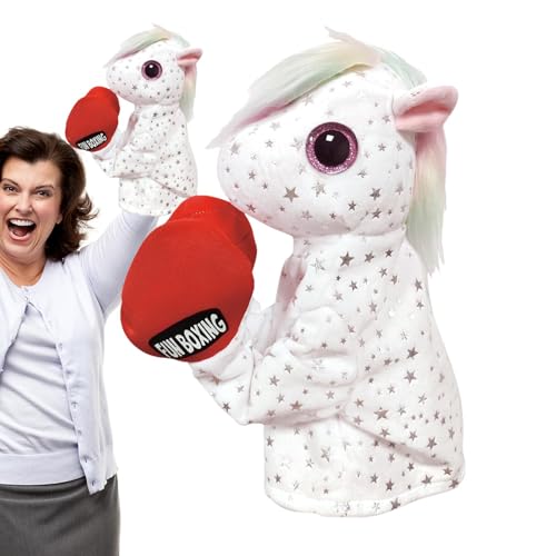 Zunishaone Handpuppen für Kinder,Süße Handpuppe, Interaktives Box-Plüschtier, Lustige Handpuppen, weiches Kinderspielzeug für Kindergarten, Vorschule, Versammlungen von Zunishaone