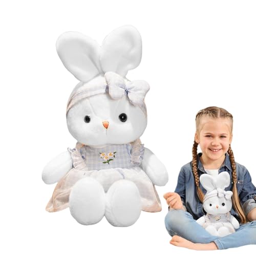 Zunishaone Hasenplüsch – 16-Zoll-weiches Plüschkaninchen, Kuscheliger Hase als Perfekter Begleiter für Kinder & Erwachsene | Flauschiges Hasenstofftier, Geburtstag & Ostern von Zunishaone