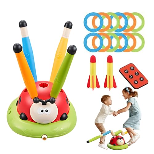Zunishaone Kinderstartspiele - Outdoor -Spielzeug mit Remote -kontrollierten Raketenwerfern | Gartenspiele für Kleinkinder-Fun-Sportaktivitäten für Kinder im Freien Zunishaone Kinderstartspiele - Outdoor -Spielzeug mit Remote -kontrollierten Raketenwerfern | Gartenspiele für Kleinkinder-Fun-Sportaktivitäten für Kinder im Freien von Zunishaone
