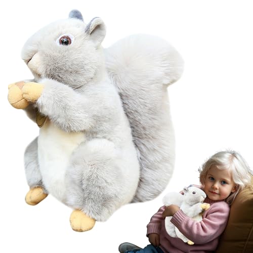 Zunishaone Squirrel Tierfigur – Plüschspielzeug, niedlich, dekorativ, weich, zum Sammeln, Partygeschenk für Schlafzimmer, Wohnzimmer, Büro, Affich Zunishaone Squirrel Tierfigur – Plüschspielzeug, niedlich, dekorativ, weich, zum Sammeln, Partygeschenk für Schlafzimmer, Wohnzimmer, Büro, Affich von Zunishaone