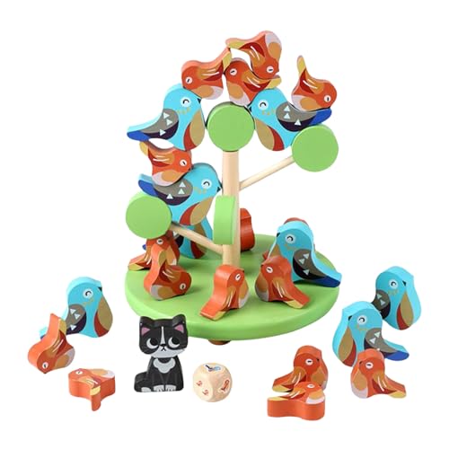 Zunishaone Stapelspiel, Holz Balance Vogel Brettspiel, Spaßiges Lernspiel Interaktiv Feinmotorik Aktivität Drinnen Klassenzimmer Familie Tisch Kinder Erwachsene Zunishaone Stapelspiel, Holz Balance Vogel Brettspiel, Spaßiges Lernspiel Interaktiv Feinmotorik Aktivität Drinnen Klassenzimmer Familie Tisch Kinder Erwachsene von Zunishaone