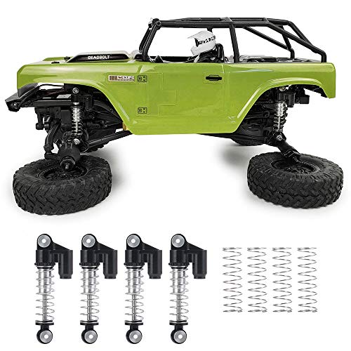 XUNJIAJIE 4pcs RC Stoßdämpfer Shocks Absorber dämpfer for 1:24 Axial SCX24 AXI90081 RC Crawler Car Upgrades Zubehör von ZuoLan