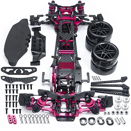 ZuoLan RC Auto Rahmen Aluminium&Kohlefaser Kit für Sakura D5 MR 1/10 RC Flat Road Drift Car ZuoLan RC Auto Rahmen Aluminium&Kohlefaser Kit für Sakura D5 MR 1/10 RC Flat Road Drift Car von ZuoLan