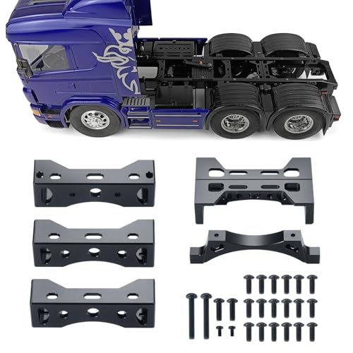 ZuoLan RC Car Cross Beam Kit Front/Middle/Tail Beam for 1/14th Tamiya R620 RC Tractor Truck Trailer von ZuoLan