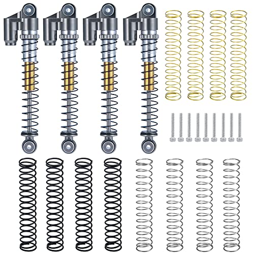 ZuoLan RC Car Shocks 48mm Adjustable Absorber Damper for 1/24 Axial SCX24 AXI90081 Deadbolt AXI00005 Gladiator AXI00006 Bronco RC Crawler Car Upgrades von ZuoLan