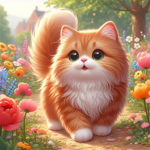 Puzzle 1000 Teile Garten Orange Katze,Puzzles für Erwachsene 1000 Teile EIN Herausforderndes Geschicklichkeitsspiel,DIY Puzzlespiele für Die Ganze Familie,Männer Frauen für Geschenk Puzzle 1000 Teile Garten Orange Katze,Puzzles für Erwachsene 1000 Teile EIN Herausforderndes Geschicklichkeitsspiel,DIY Puzzlespiele für Die Ganze Familie,Männer Frauen für Geschenk von Zuooyi