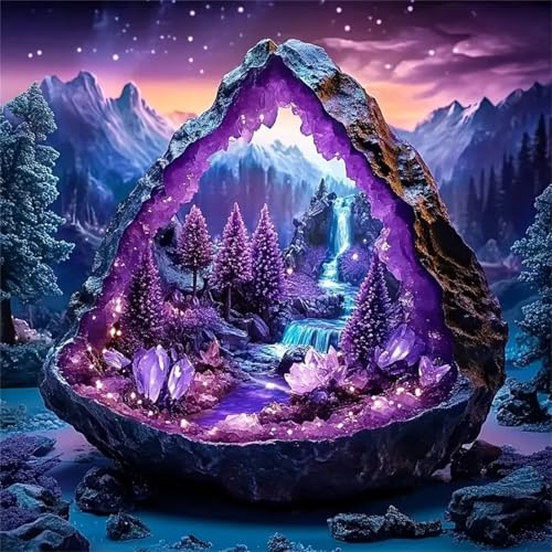 Puzzle 1000 Teile Lila Kristallwelt,Puzzles für Erwachsene 1000 Teile EIN Herausforderndes Geschicklichkeitsspiel,DIY Puzzlespiele für Die Ganze Familie,Männer Frauen für Geschenk Puzzle 1000 Teile Lila Kristallwelt,Puzzles für Erwachsene 1000 Teile EIN Herausforderndes Geschicklichkeitsspiel,DIY Puzzlespiele für Die Ganze Familie,Männer Frauen für Geschenk von Zuooyi