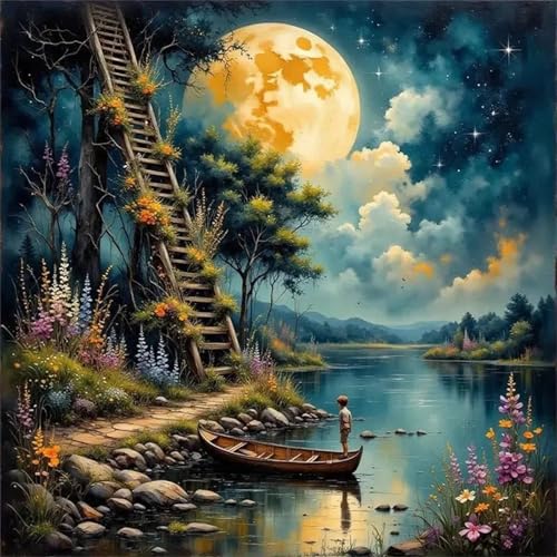 Puzzle 1000 Teile Moon Boy Nacht,Puzzles für Erwachsene 1000 Teile EIN Herausforderndes Geschicklichkeitsspiel,DIY Puzzlespiele für Die Ganze Familie,Männer Frauen für Geschenk Puzzle 1000 Teile Moon Boy Nacht,Puzzles für Erwachsene 1000 Teile EIN Herausforderndes Geschicklichkeitsspiel,DIY Puzzlespiele für Die Ganze Familie,Männer Frauen für Geschenk von Zuooyi