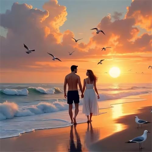 Puzzle 1000 Teile Paar Sunset Strand,Puzzles für Erwachsene 1000 Teile EIN Herausforderndes Geschicklichkeitsspiel,DIY Puzzlespiele für Die Ganze Familie,Männer Frauen für Geschenk Puzzle 1000 Teile Paar Sunset Strand,Puzzles für Erwachsene 1000 Teile EIN Herausforderndes Geschicklichkeitsspiel,DIY Puzzlespiele für Die Ganze Familie,Männer Frauen für Geschenk von Zuooyi