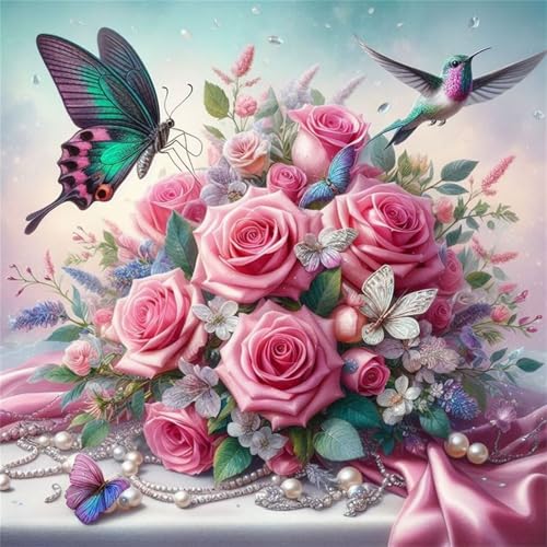 Puzzle 1000 Teile Rose Schmetterling Perle,Puzzles für Erwachsene 1000 Teile EIN Herausforderndes Geschicklichkeitsspiel,DIY Puzzlespiele für Die Ganze Familie,Männer Frauen für Geschenk Puzzle 1000 Teile Rose Schmetterling Perle,Puzzles für Erwachsene 1000 Teile EIN Herausforderndes Geschicklichkeitsspiel,DIY Puzzlespiele für Die Ganze Familie,Männer Frauen für Geschenk von Zuooyi