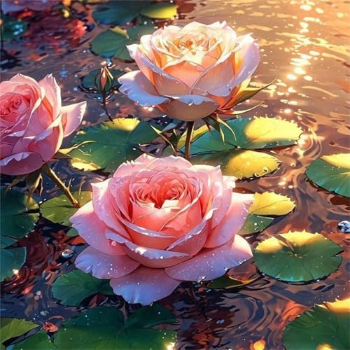 Puzzle 1000 Teile Rosen-Sonnenteich,Puzzles für Erwachsene 1000 Teile EIN Herausforderndes Geschicklichkeitsspiel,DIY Puzzlespiele für Die Ganze Familie,Männer Frauen für Geschenk Puzzle 1000 Teile Rosen-Sonnenteich,Puzzles für Erwachsene 1000 Teile EIN Herausforderndes Geschicklichkeitsspiel,DIY Puzzlespiele für Die Ganze Familie,Männer Frauen für Geschenk von Zuooyi