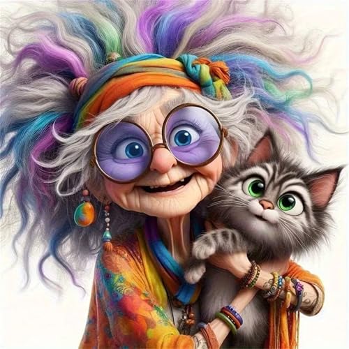 Puzzle 1000 Teile Schaukelnde Oma Katze,Puzzles für Erwachsene 1000 Teile EIN Herausforderndes Geschicklichkeitsspiel,DIY Puzzlespiele für Die Ganze Familie,Männer Frauen für Geschenk Puzzle 1000 Teile Schaukelnde Oma Katze,Puzzles für Erwachsene 1000 Teile EIN Herausforderndes Geschicklichkeitsspiel,DIY Puzzlespiele für Die Ganze Familie,Männer Frauen für Geschenk von Zuooyi