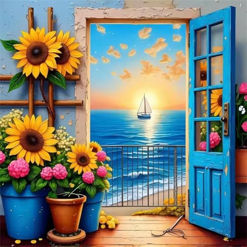 Puzzle 1000 Teile Sonnenblumenmeer Segelboot,Puzzles für Erwachsene 1000 Teile EIN Herausforderndes Geschicklichkeitsspiel,DIY Puzzlespiele für Die Ganze Familie,Männer Frauen für Geschenk Puzzle 1000 Teile Sonnenblumenmeer Segelboot,Puzzles für Erwachsene 1000 Teile EIN Herausforderndes Geschicklichkeitsspiel,DIY Puzzlespiele für Die Ganze Familie,Männer Frauen für Geschenk von Zuooyi