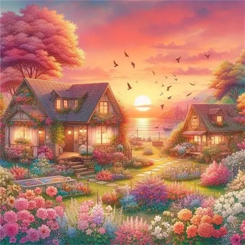 Puzzle 1000 Teile Sonnenuntergang Schöner Garten,Puzzles für Erwachsene 1000 Teile EIN Herausforderndes Geschicklichkeitsspiel,DIY Puzzlespiele für Die Ganze Familie,Männer Frauen für Geschenk Puzzle 1000 Teile Sonnenuntergang Schöner Garten,Puzzles für Erwachsene 1000 Teile EIN Herausforderndes Geschicklichkeitsspiel,DIY Puzzlespiele für Die Ganze Familie,Männer Frauen für Geschenk von Zuooyi
