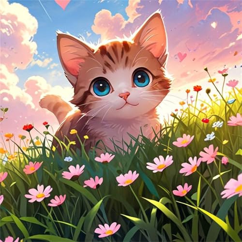 Puzzle 120 Teile Erwachsene 45x45cm Katze Wildblume,Jigsaw Puzzle Erwachsene 120 Teile Lernspiel Herausforderung Spielzeug,High Difficulty Impossible Puzzles für Home Dekoration Puzzle 120 Teile Erwachsene 45x45cm Katze Wildblume,Jigsaw Puzzle Erwachsene 120 Teile Lernspiel Herausforderung Spielzeug,High Difficulty Impossible Puzzles für Home Dekoration von Zuooyi