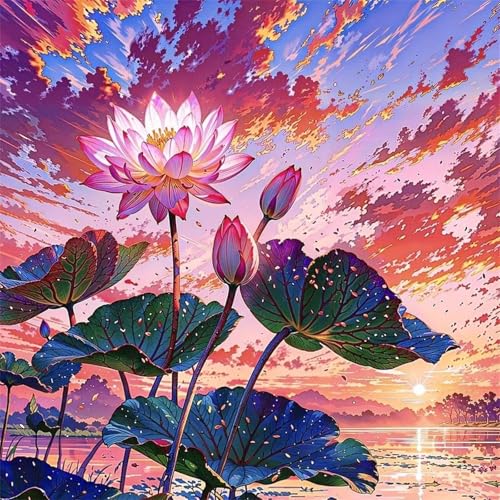 Puzzle 120 Teile Erwachsene 45x45cm Lotus-Dämmerung,Jigsaw Puzzle Erwachsene 120 Teile Lernspiel Herausforderung Spielzeug,High Difficulty Impossible Puzzles für Home Dekoration Puzzle 120 Teile Erwachsene 45x45cm Lotus-Dämmerung,Jigsaw Puzzle Erwachsene 120 Teile Lernspiel Herausforderung Spielzeug,High Difficulty Impossible Puzzles für Home Dekoration von Zuooyi