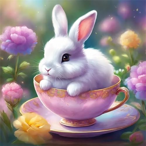 Puzzle 200 Teile Wunderschönes Teetassen-Kaninchen,Puzzles für Erwachsene 200 Teile EIN Herausforderndes Geschicklichkeitsspiel,DIY Puzzlespiele für Die Ganze Familie,Männer Frauen für Geschenk Puzzle 200 Teile Wunderschönes Teetassen-Kaninchen,Puzzles für Erwachsene 200 Teile EIN Herausforderndes Geschicklichkeitsspiel,DIY Puzzlespiele für Die Ganze Familie,Männer Frauen für Geschenk von Zuooyi