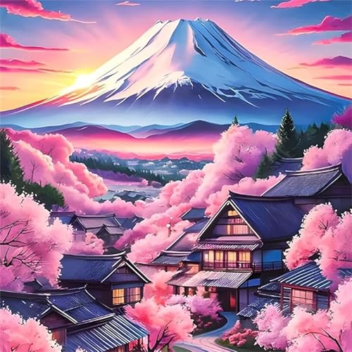 Puzzle 300 Teile für Erwachsene Das Dorf des rosa Baumes,35x35cm Klassisches Puzzles Lernspiel für Erwachsene,Bunte Kunstwerk Puzzle,Wunderschönes Dekoration Puzzles Geschenke Puzzle 300 Teile für Erwachsene Das Dorf des rosa Baumes,35x35cm Klassisches Puzzles Lernspiel für Erwachsene,Bunte Kunstwerk Puzzle,Wunderschönes Dekoration Puzzles Geschenke von Zuooyi