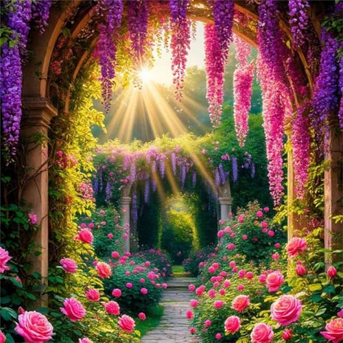 Puzzle 300 Teile für Erwachsene Gartenrose Sunshine,35x35cm Klassisches Puzzles Lernspiel für Erwachsene,Bunte Kunstwerk Puzzle,Wunderschönes Dekoration Puzzles Geschenke Puzzle 300 Teile für Erwachsene Gartenrose Sunshine,35x35cm Klassisches Puzzles Lernspiel für Erwachsene,Bunte Kunstwerk Puzzle,Wunderschönes Dekoration Puzzles Geschenke von Zuooyi