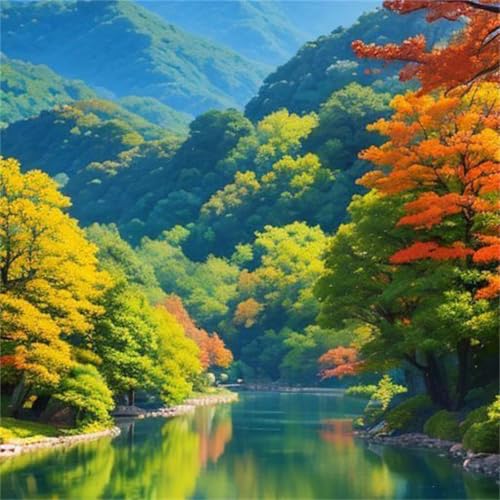 Puzzle 300 Teile für Erwachsene Gebirgsfluss-Landschaft,35x35cm Klassisches Puzzles Lernspiel für Erwachsene,Bunte Kunstwerk Puzzle,Wunderschönes Dekoration Puzzles Geschenke Puzzle 300 Teile für Erwachsene Gebirgsfluss-Landschaft,35x35cm Klassisches Puzzles Lernspiel für Erwachsene,Bunte Kunstwerk Puzzle,Wunderschönes Dekoration Puzzles Geschenke von Zuooyi