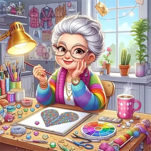 Puzzle 300 Teile für Erwachsene Gemälde Die Elegante Großmutter,35x35cm Klassisches Puzzles Lernspiel für Erwachsene,Bunte Kunstwerk Puzzle,Wunderschönes Dekoration Puzzles Geschenke Puzzle 300 Teile für Erwachsene Gemälde Die Elegante Großmutter,35x35cm Klassisches Puzzles Lernspiel für Erwachsene,Bunte Kunstwerk Puzzle,Wunderschönes Dekoration Puzzles Geschenke von Zuooyi