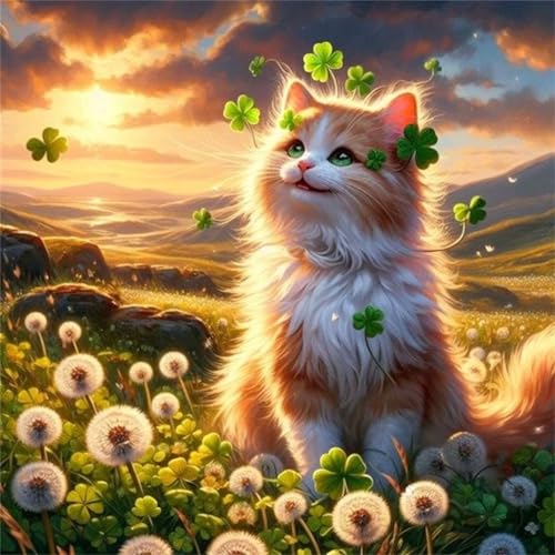 Puzzle 300 Teile für Erwachsene Löwenzahn Glückskatze,35x35cm Klassisches Puzzles Lernspiel für Erwachsene,Bunte Kunstwerk Puzzle,Wunderschönes Dekoration Puzzles Geschenke Puzzle 300 Teile für Erwachsene Löwenzahn Glückskatze,35x35cm Klassisches Puzzles Lernspiel für Erwachsene,Bunte Kunstwerk Puzzle,Wunderschönes Dekoration Puzzles Geschenke von Zuooyi