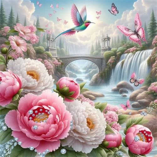 Puzzle 300 Teile für Erwachsene Pfingstrose Brücke Vögel,35x35cm Klassisches Puzzles Lernspiel für Erwachsene,Bunte Kunstwerk Puzzle,Wunderschönes Dekoration Puzzles Geschenke Puzzle 300 Teile für Erwachsene Pfingstrose Brücke Vögel,35x35cm Klassisches Puzzles Lernspiel für Erwachsene,Bunte Kunstwerk Puzzle,Wunderschönes Dekoration Puzzles Geschenke von Zuooyi